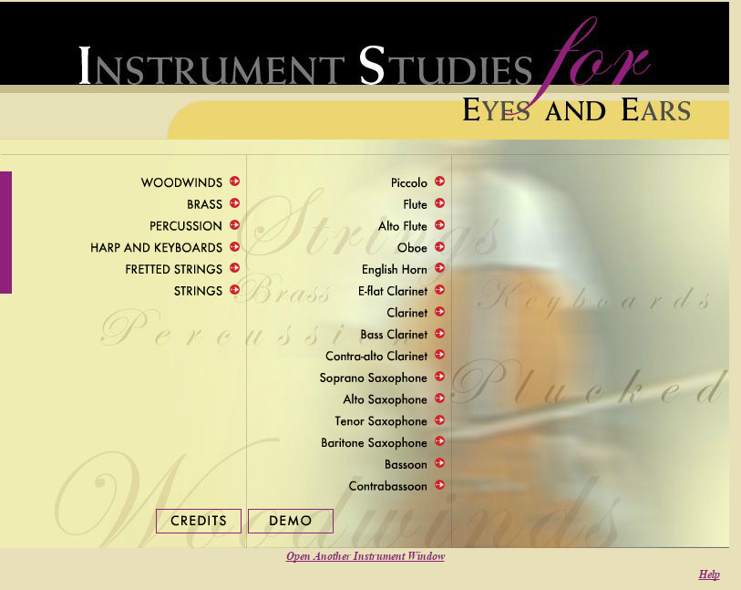 Instrument Studies for the Eyes and Ears | Music at Mt. Parnassus